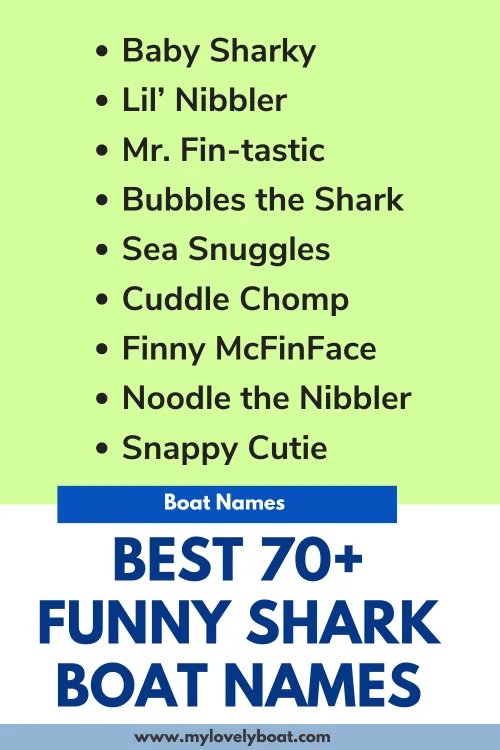 Funny Shark Boat Names