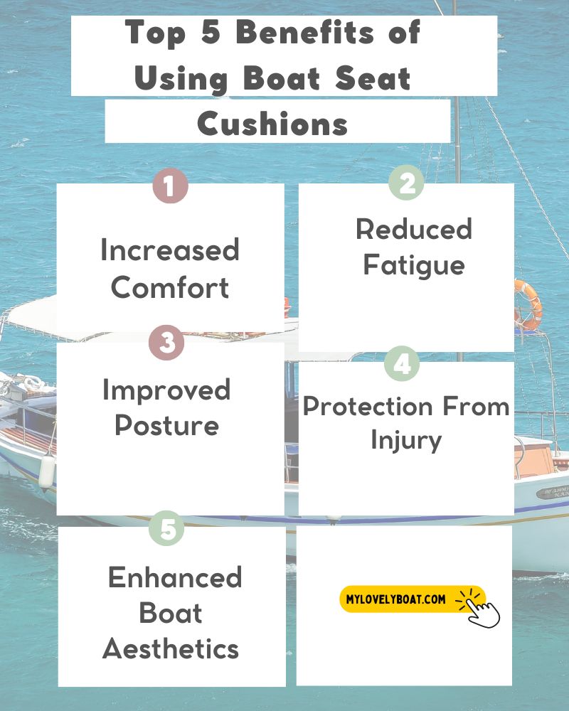 Top 5 Benefits of Using Boat Seat Cushions