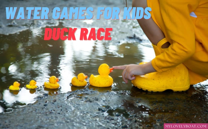 water game for kids duck race