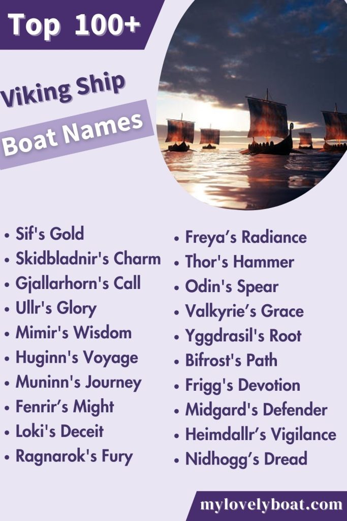 Viking Ship Names