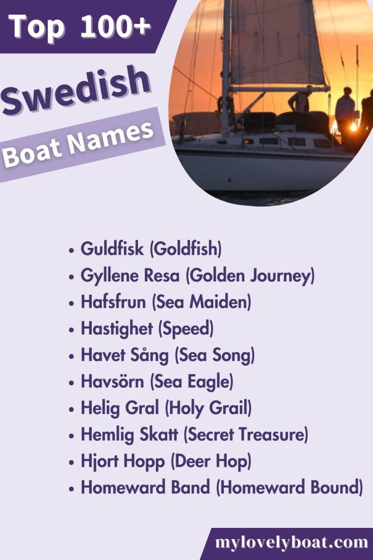 Top 100 Unique Swedish Boat Names and Their Meaning