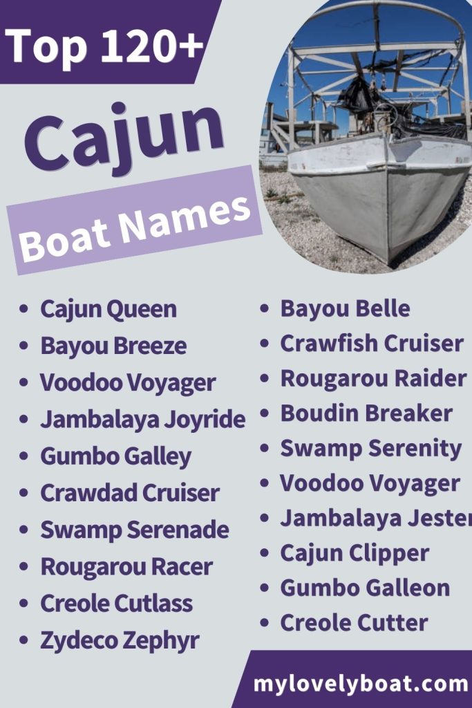 Cajun Boat Names