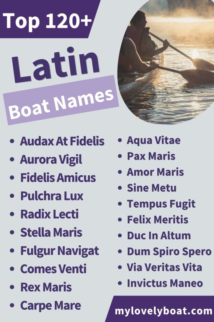 Latin Boat Names