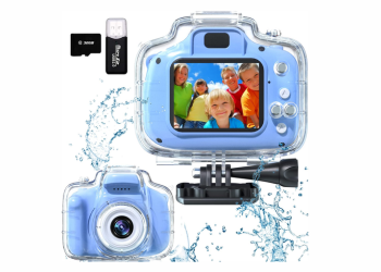 Kids Camera Waterproof Underwater Camera for 3-12 Year-Old Boys Girls