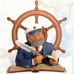 Boat captain themed wall plaque