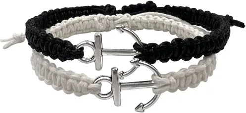 Anchor Bracelet Set for Couples