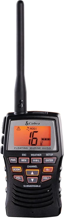 Cobra Handheld Floating VHF Radio