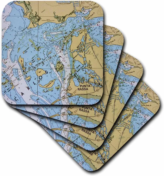 Nautical Chart Coasters