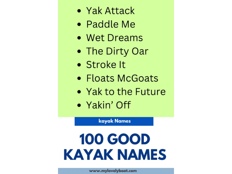 Good Kayak Names 