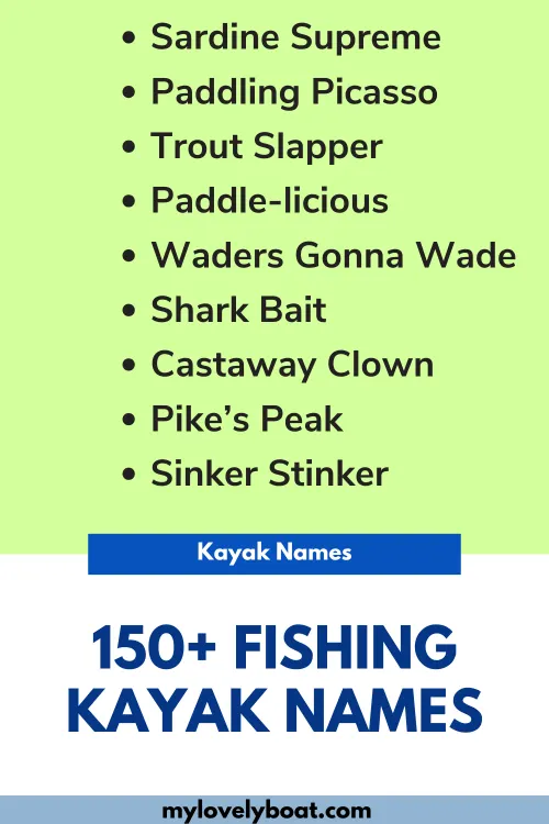 Fishing Kayak Names