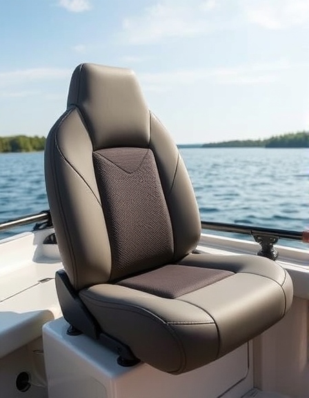 Image showing a comfortable, durable boat seat designed for fly fishing